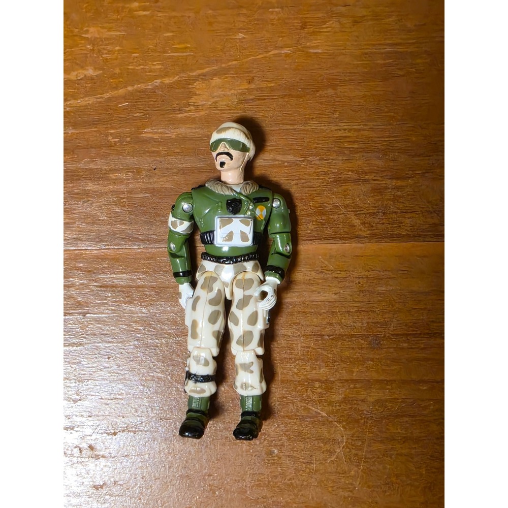 Vintage 1990 Lanard The Corps Action Figure Military Green Camo 3.75 Inch Toy